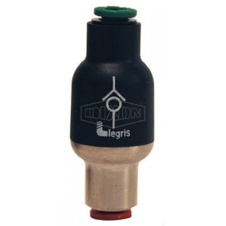 Dixon Legris by Non-Return In-Line Check Valve, 1/4 in, Tube, Nylon Body 79965600